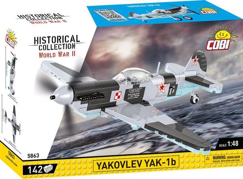 COBI 5863 Yakovlev YAK-1B (Leger bouwsets, Modelbouwsets), Kinderen en Baby's, Speelgoed | Bouwstenen, Nieuw, Verzenden