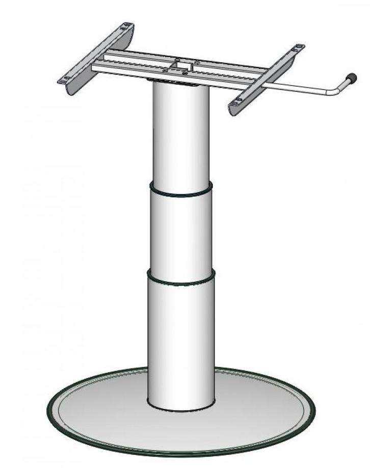 Ilse Vrijstaande Lifttafelpoot 7037 G06 32/69.5cm, Caravans en Kamperen, Kampeeraccessoires, Nieuw
