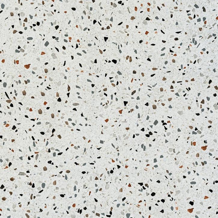 Vloertegel/Wandtegel STP Crisp Kleur Terrazzo Grijs 60x60, Doe-het-zelf en Verbouw, Tegels, 60 cm of meer, 60 cm of meer, 10 m² of meer