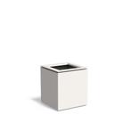 Aluminium plantenbak Domus 55x55x60cm - Met bodem, Minder dan 60 cm, Vierkant, Nieuw, Metaal