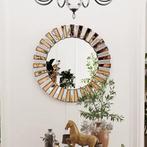 Decoratieve Starburst Wandspiegel Rond voor Hal en Badkamer, Nieuw