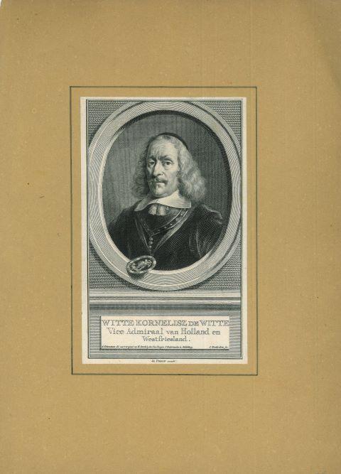 Portrait of Witte Corneliszoon de With, Antiek en Kunst, Kunst | Etsen en Gravures