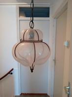 Gekooide hanglamp - Glas, IJzer