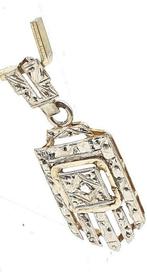 Zonder minimumprijs - Hanger - 18 karaat Geel goud, Witgoud, Sieraden, Tassen en Uiterlijk, Antieke sieraden