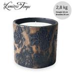 Geurkaars Lisboa Ambre Noire - 2,8 kg - Les Lumières du, Ophalen of Verzenden, Nieuw