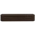 Dulce curved TV-Meubel zwevend walnut 180 cm, Overige materialen, 150 tot 200 cm, Nieuw, Ophalen of Verzenden