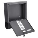 Design Brievenbus met krantenset antraciet afm. 30,5x8,5x..., Verzenden, Nieuw