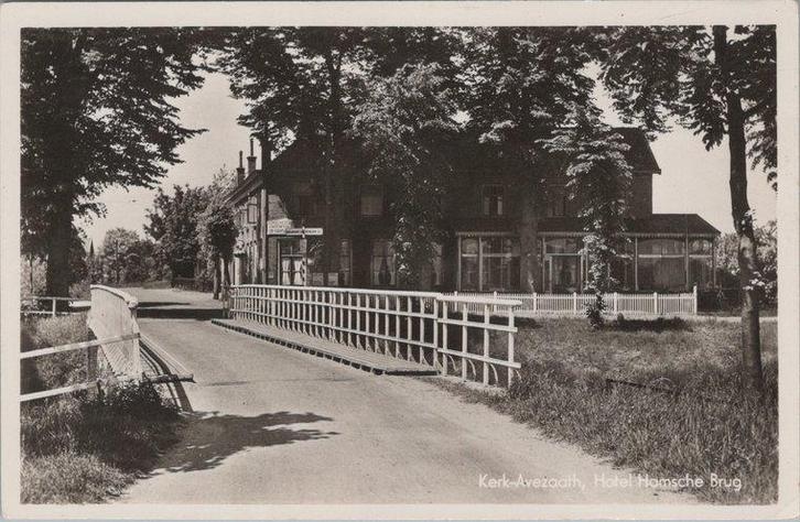 KERK-AVEZAATH - Hotel Hamsche Brug, Verzamelen, Ansichtkaarten | Nederland, Verzenden