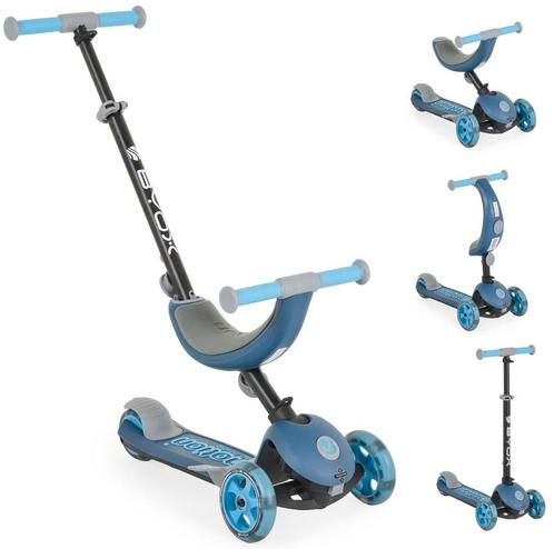 Byox Motion Blue 4-in-1 Step/Loopfiets 111745, Kinderen en Baby's, Speelgoed | Buiten | Voertuigen en Loopfietsen, Nieuw, Verzenden
