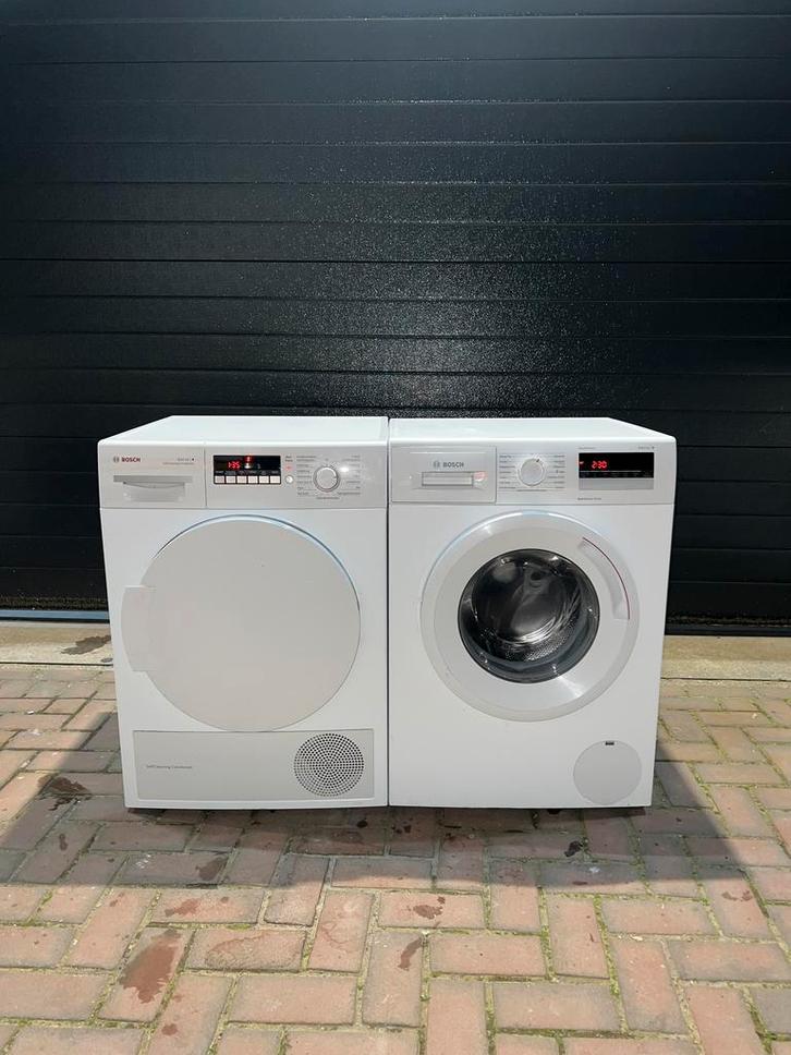 Prachtige Bosch 8KG Wasmachine Bosch 8KG Warmtepompdroger, Witgoed en Apparatuur, Wasmachines, Minder dan 85 cm, 1200 tot 1600 toeren