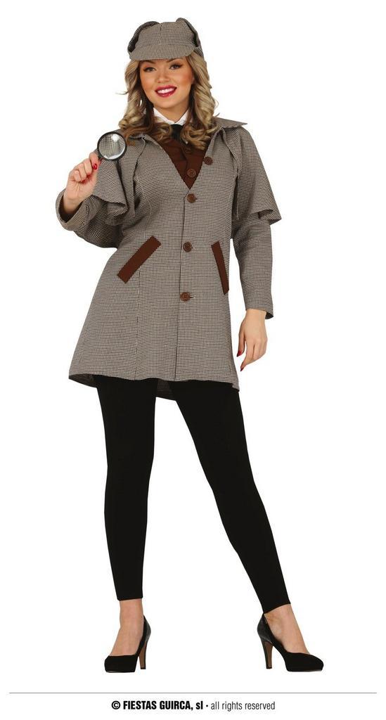 Detective Kostuum Vrouw Jane, Kleding | Dames, Carnavalskleding en Feestkleding, Nieuw, Ophalen of Verzenden