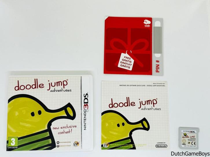 Nintendo 3DS - Doodle Jump - Adventures - FAH, Spelcomputers en Games, Games | Nintendo 2DS en 3DS, Gebruikt, Verzenden