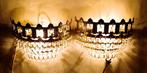 Wandlamp (2) - Verguld messing, Antiek en Kunst