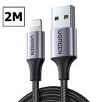 UGREEN MFi Lightning naar USB A Male laad en datakabel Zw..., Nieuw, Verzenden