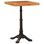 vidaXL Bistrotafel Bruin 50 x 50 x 76 cm Massief acaciahout, Huis en Inrichting, Tafels | Eettafels, Verzenden, Nieuw