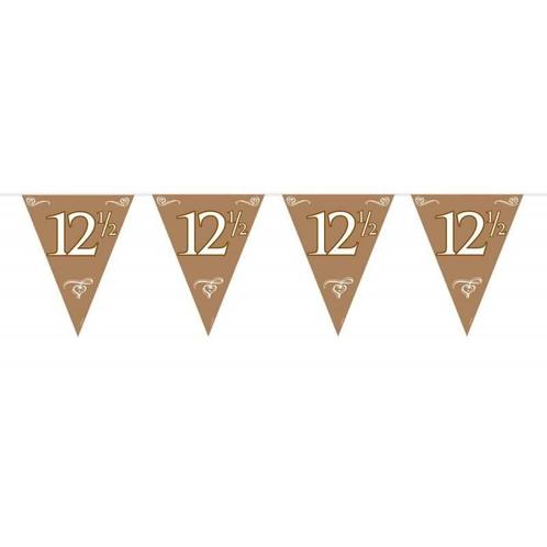 Bronzen vlaggenlijn 12,5 jaar huwelijk, Hobby en Vrije tijd, Feestartikelen, Nieuw, Ophalen of Verzenden