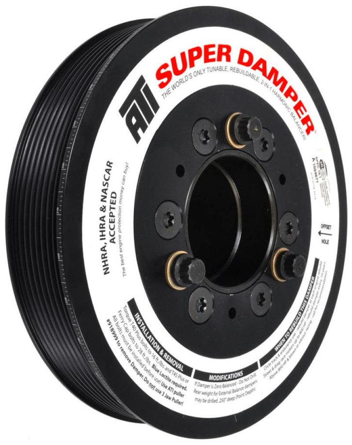 ATI Damper - 7.48in - Alum - 8 Grv - Dodge - 2009+ - 5.7L /, Auto-onderdelen, Motor en Toebehoren, Ophalen of Verzenden