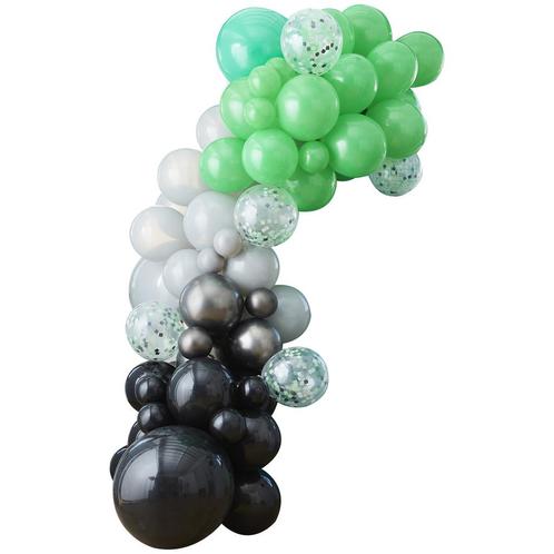 Ballonnenboog Zwart/Groen, Hobby en Vrije tijd, Feestartikelen, Nieuw, Verzenden