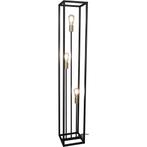 LED Vloerlamp - Trion Kandin - E27 Fitting - Vierkant - Mat, Huis en Inrichting, Lampen | Vloerlampen, Ophalen of Verzenden, Nieuw