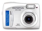 Olympus FE-110 Digitale Compact Camera - Zilver, Verzenden, Zo goed als nieuw