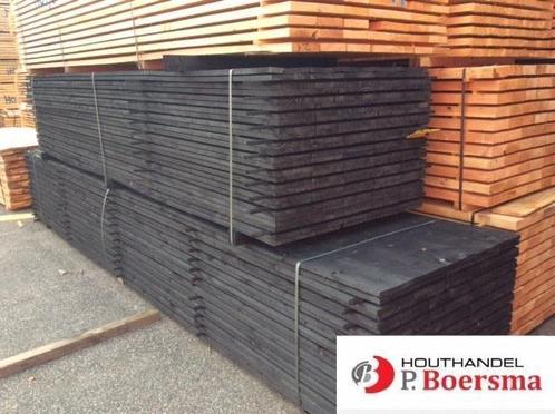 Potdekselplanken | 22X200 | Zwart | goedkoopste, Doe-het-zelf en Verbouw, Hout en Planken, Overige houtsoorten, 300 cm of meer