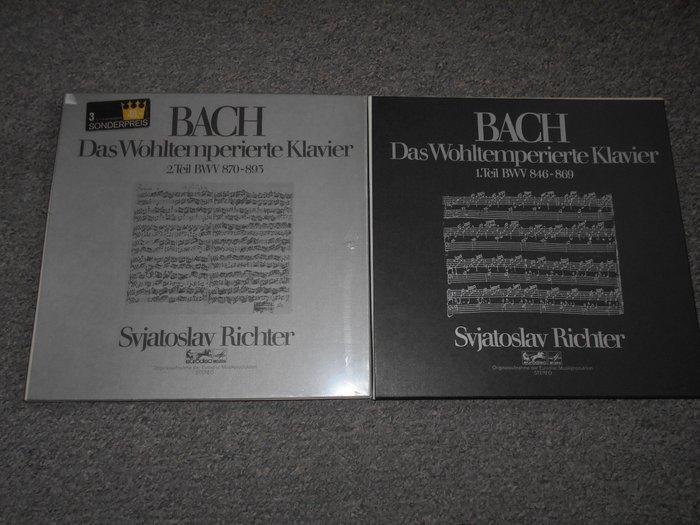 Bach - Das Wohltemperierte Klavier I & 2, Richter, 2x Box, Cd's en Dvd's, Vinyl Singles