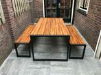 Diverse industriële (terras) tafel, stoel, bank, bartafel, Zakelijke goederen, Horeca | Meubilair en Inrichting, Meubilair, Gebruikt