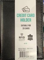 Lederen creditcard houder - Wallet - Pasjeshouder - Echt, Verzenden, Nieuw