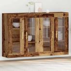 vidaXL Wandkast 2 pcs Oud hout 69.5 x 34 x 90 cm Bewerkt, Minder dan 50 cm, Verzenden, Nieuw, Minder dan 100 cm