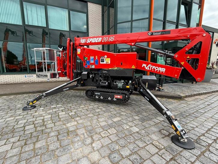 Spinhoogwerker | Platform Basket Spider 20.95 | 19,40 meter, Zakelijke goederen, Machines en Bouw | Liften, Steigers en Ladders