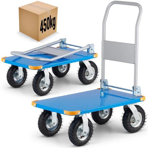 Transportwagen - plateauwagen - inklapbaar - tot 450 kg, Doe-het-zelf en Verbouw, Transportwagens, Nieuw, Ophalen of Verzenden