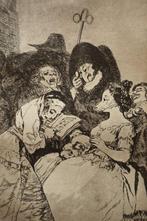 Francisco José De Goya (1746-1828), after - Capriccios Blatt, Antiek en Kunst