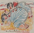 Anton Heyboer (1924-2005) - Twee dames op het strand, Antiek en Kunst, Kunst | Schilderijen | Modern