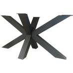 Spiderpoot, Tafelonderstel, Stalen Tafelpoten Zwart, X, A, Tafelpoot, 50 tot 100 cm, Nieuw, Metaal