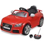 Elektrische auto Audi TT RS met afstandsbediening rood, Kinderen en Baby's, Speelgoed | Buiten | Actiespeelgoed, Nieuw, Verzenden
