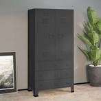 vidaXL Kledingkast industrieel 90x50x180 cm metaal, Huis en Inrichting, Kasten | Kledingkasten, Verzenden, Nieuw