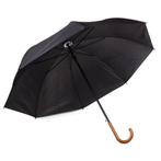 Benson Zwarte Paraplu - 125 cm - Polyester (Paraplus), Nieuw, Ophalen of Verzenden