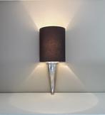 Grote Zeldzame Muurlamp - Wandlamp - Verchroomd aluminium, Antiek en Kunst