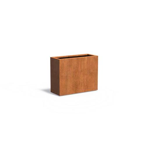 Plantenbak Cortenstaal 100x40x80 cm, Tuin en Terras, Bloembakken en Plantenbakken, Nieuw, Verzenden