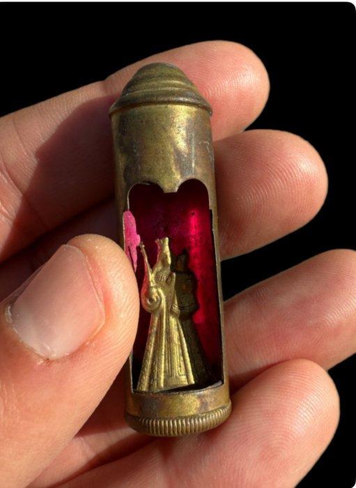 Gotisch en mysterieus: reliquiarie-altaar, zakformaat, van, Antiek en Kunst, Curiosa en Brocante