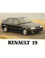 1992 RENAULT 19 INSTRUCTIEBOEKJE NEDERLANDS, Auto diversen, Handleidingen en Instructieboekjes
