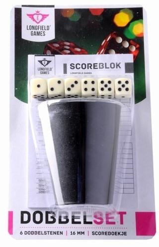 Dobbelbekerset | Engelhart - Spelonderdelen, Hobby en Vrije tijd, Gezelschapsspellen | Bordspellen, Nieuw, Verzenden