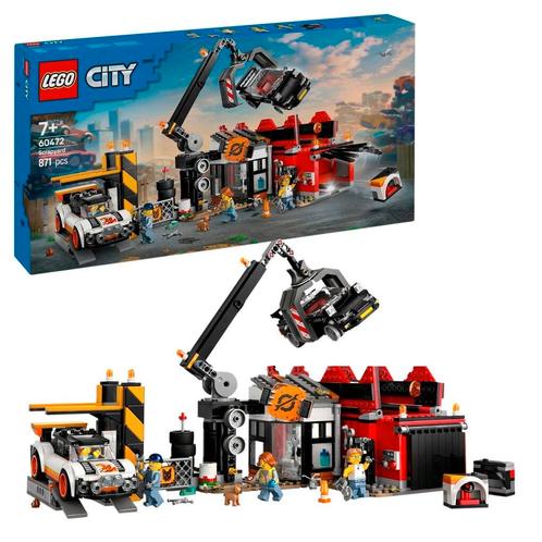 LEGO City 60472 Schroothoop met Autos, Kinderen en Baby's, Speelgoed | Duplo en Lego, Nieuw, Verzenden