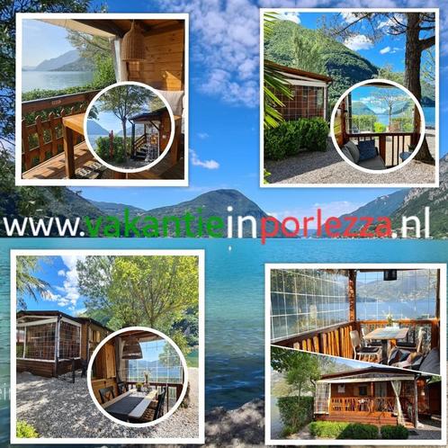 Chalets a/h strand Porlezza uitzicht op Lugano meer Italië, Vakantie, Vakantiehuizen | Italië, Recreatiepark, Lombardije en Merengebied