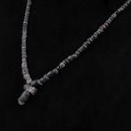 Oud-Romeins Zwart Glas Kralenketting (Zonder Minimumprijs)