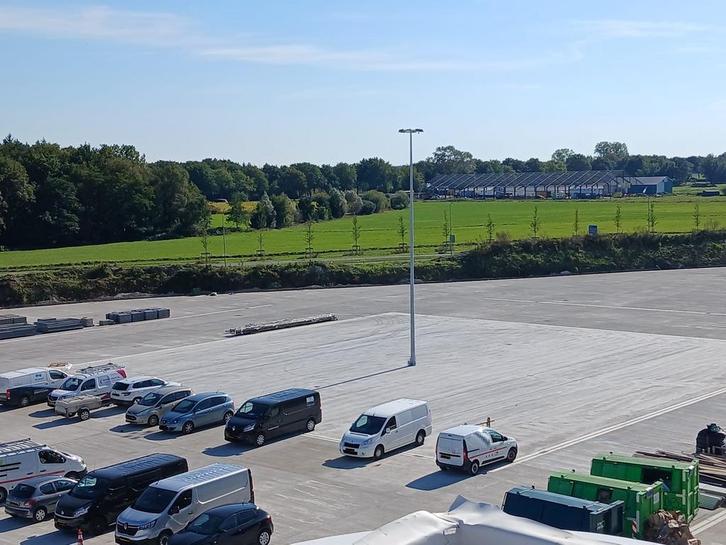 16 meter hoge stalen high mast met 6 armaturen, Huis en Inrichting, Lampen | Plafondlampen, Nieuw, Verzenden