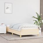 vidaXL Bedframe stof crème 80x200 cm, Huis en Inrichting, Eenpersoons, Verzenden, Nieuw, 80 cm