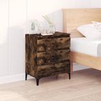vidaXL Dressoir 60x35x70 cm bewerkt hout gerookt, Huis en Inrichting, Kasten | Dressoirs, Verzenden, Nieuw, 50 tot 100 cm, 25 tot 50 cm