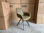 Veiling - Armstoel Jean (set van 4) Microleder - Mos - Groen, Nieuw
