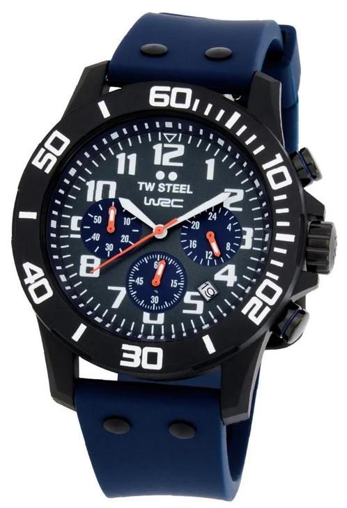 TW Steel CA5 Carbon chronograaf horloge 44 mm, Sieraden, Tassen en Uiterlijk, Horloges | Heren, Kunststof, Nieuw, Kunststof, Overige merken